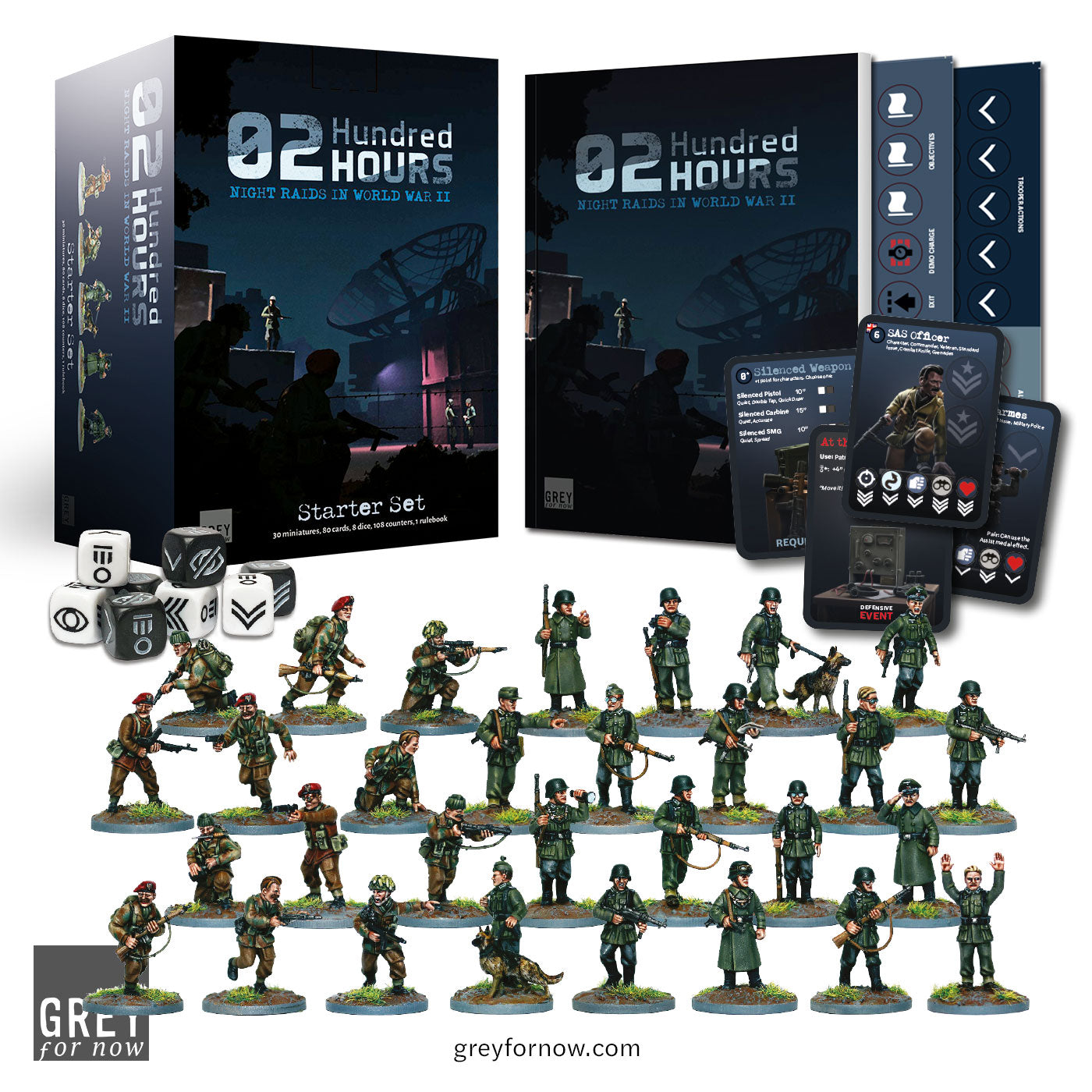 02 Hundred Hours Starter Set + Extra Dice