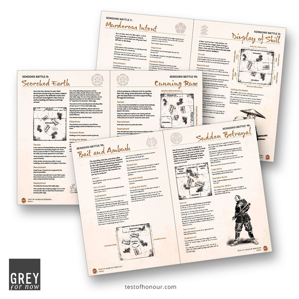 Test of Honour PDF Sengoku expanded rules