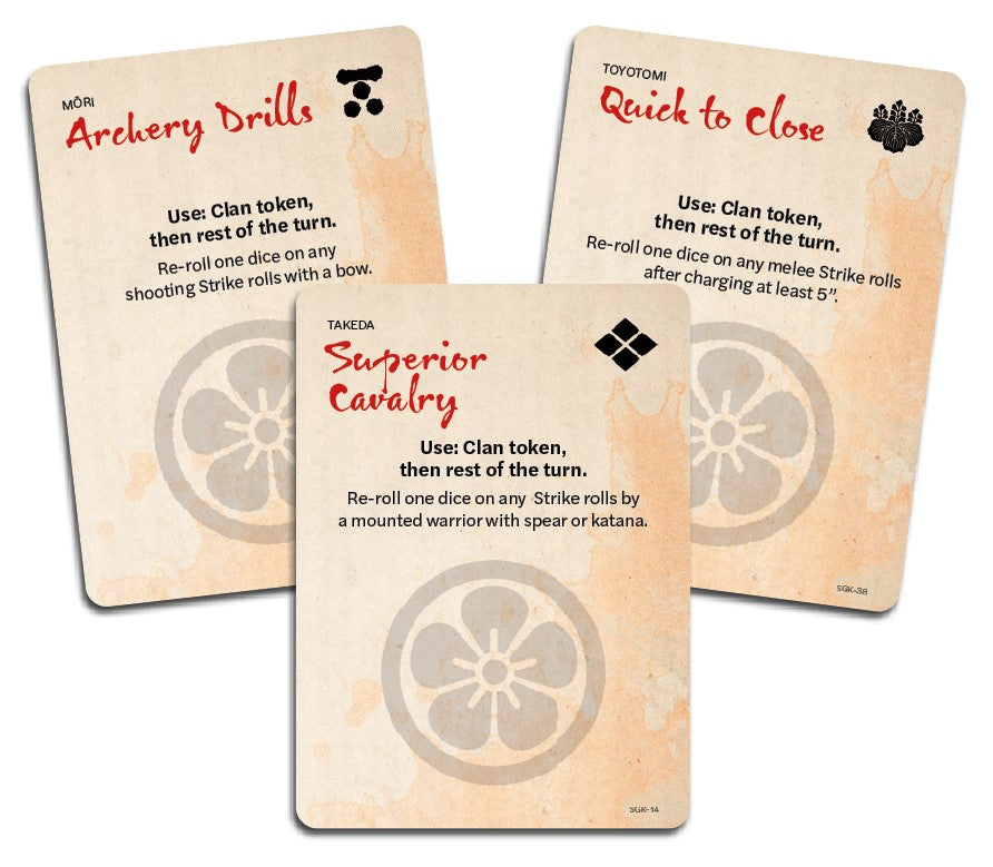 Sengoku Proficiency cards