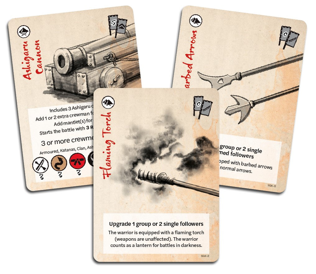 Sengoku Cannon, Torch, Arrows