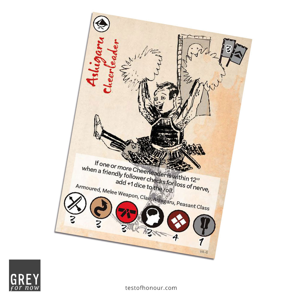 Ashigaru Cheerleader bonus card
