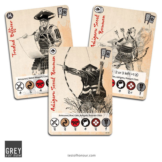 Ashigaru Scout bonus cards