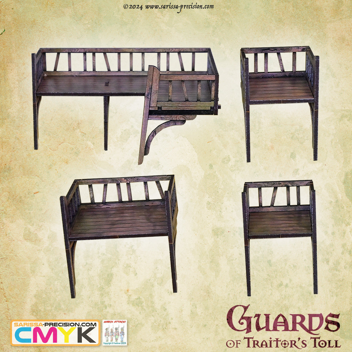 Traitor's Toll - Wooden Balcony Set