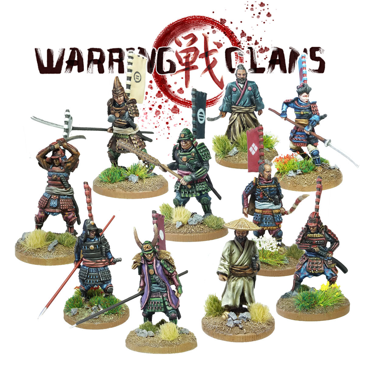 Warring Clans Samurai Bundle – Grey For Now Games