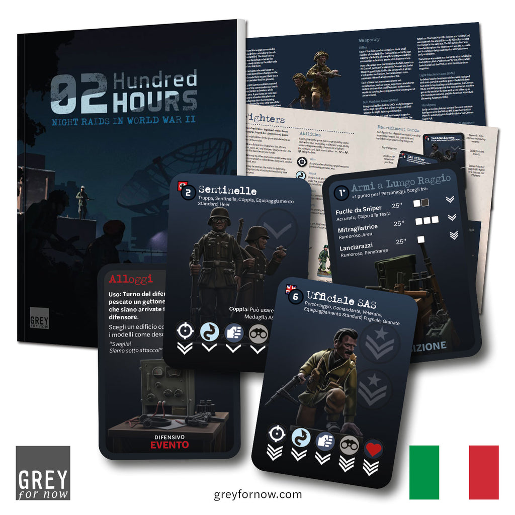 02 Hundred Hours PDF Rulebook + Cards Italian Translation