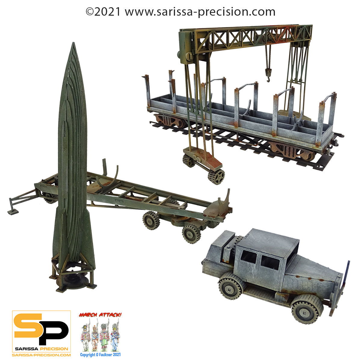 V2 Rocket Transport Set (28mm)