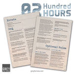 02 Hundred Hours PDF Rulebook + extras