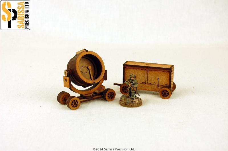 Searchlight & Generator Set (28mm)